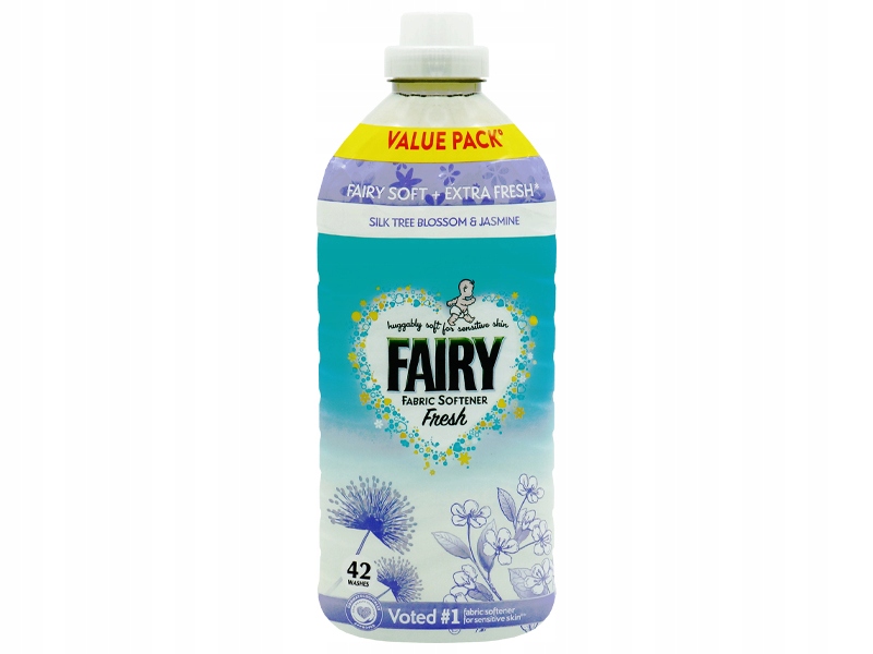 Fairy Silk Tree Blossom & Jasmine Fabric Conditioner 42 Washes 1386ml UK Marka Fairy