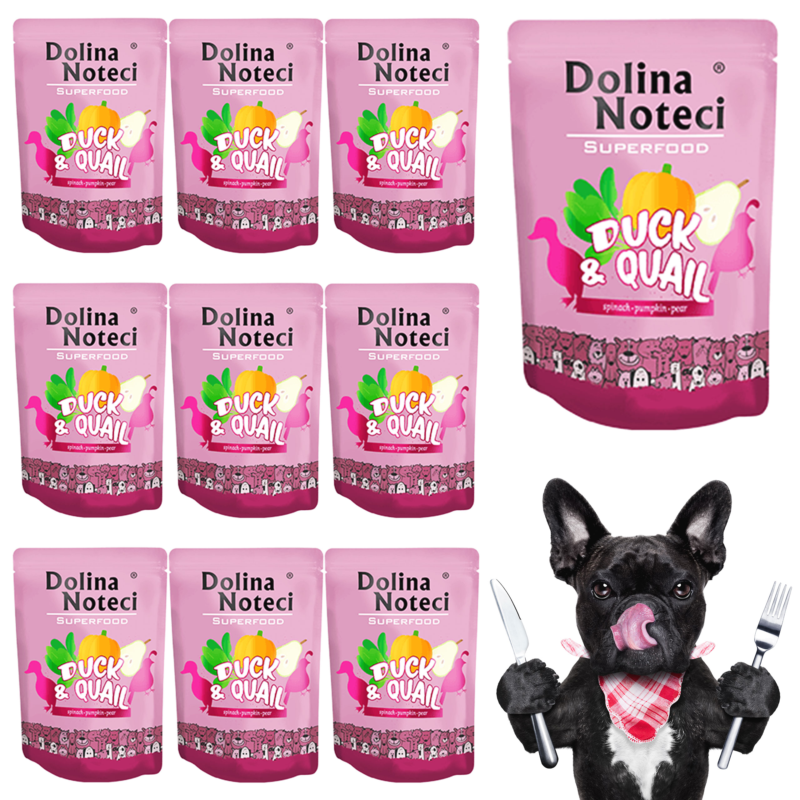 Dolina Noteci Superfood pro psa Kachna 10 x 300 g