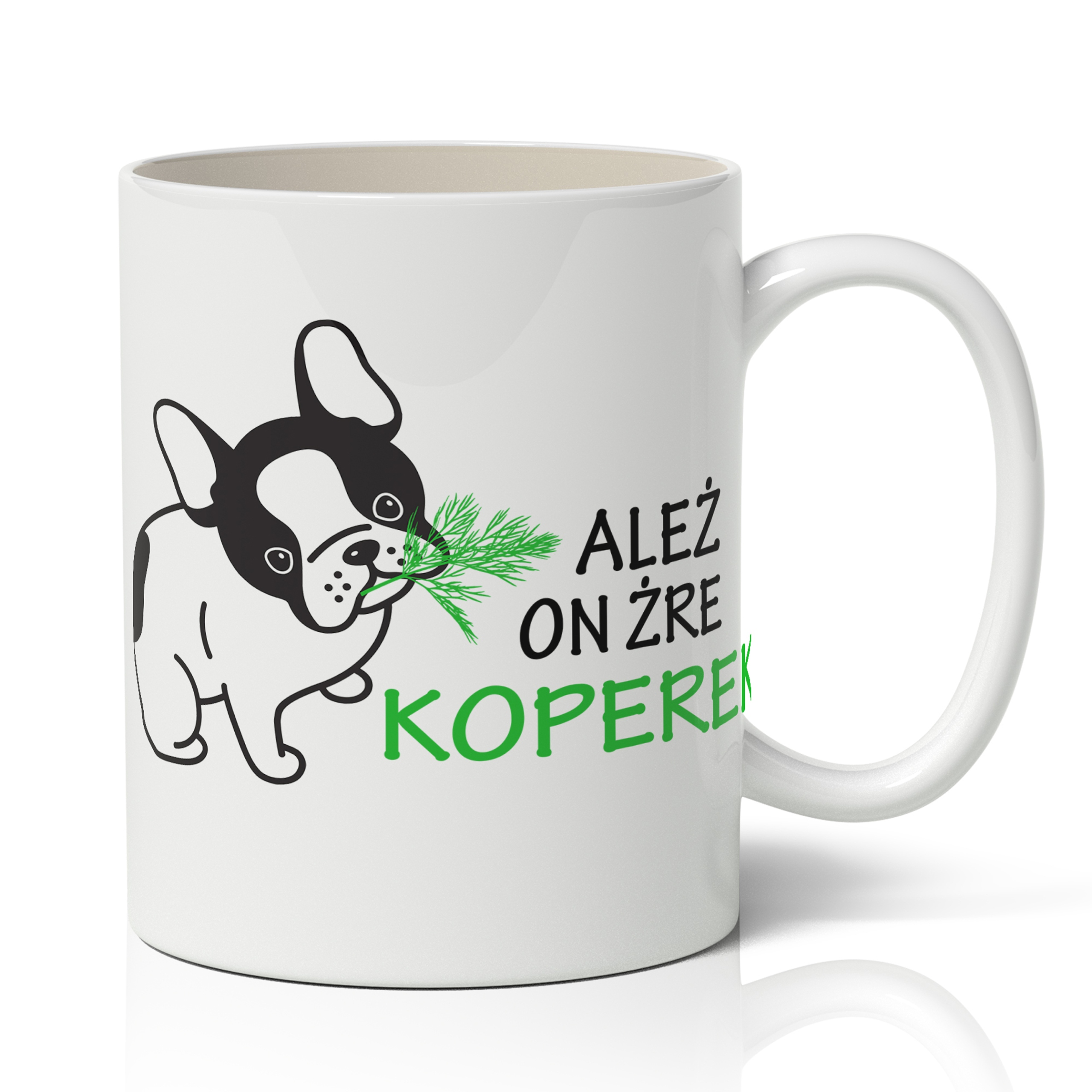 

Śmieszny Kubek Koperkowy Pies 01, Makłowicz