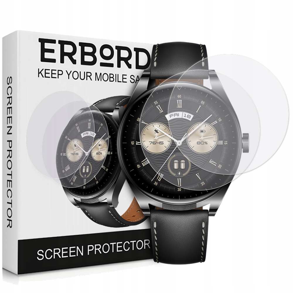 

2x Szkło Hartowane Erbord 9H Do Huawei Watch Buds