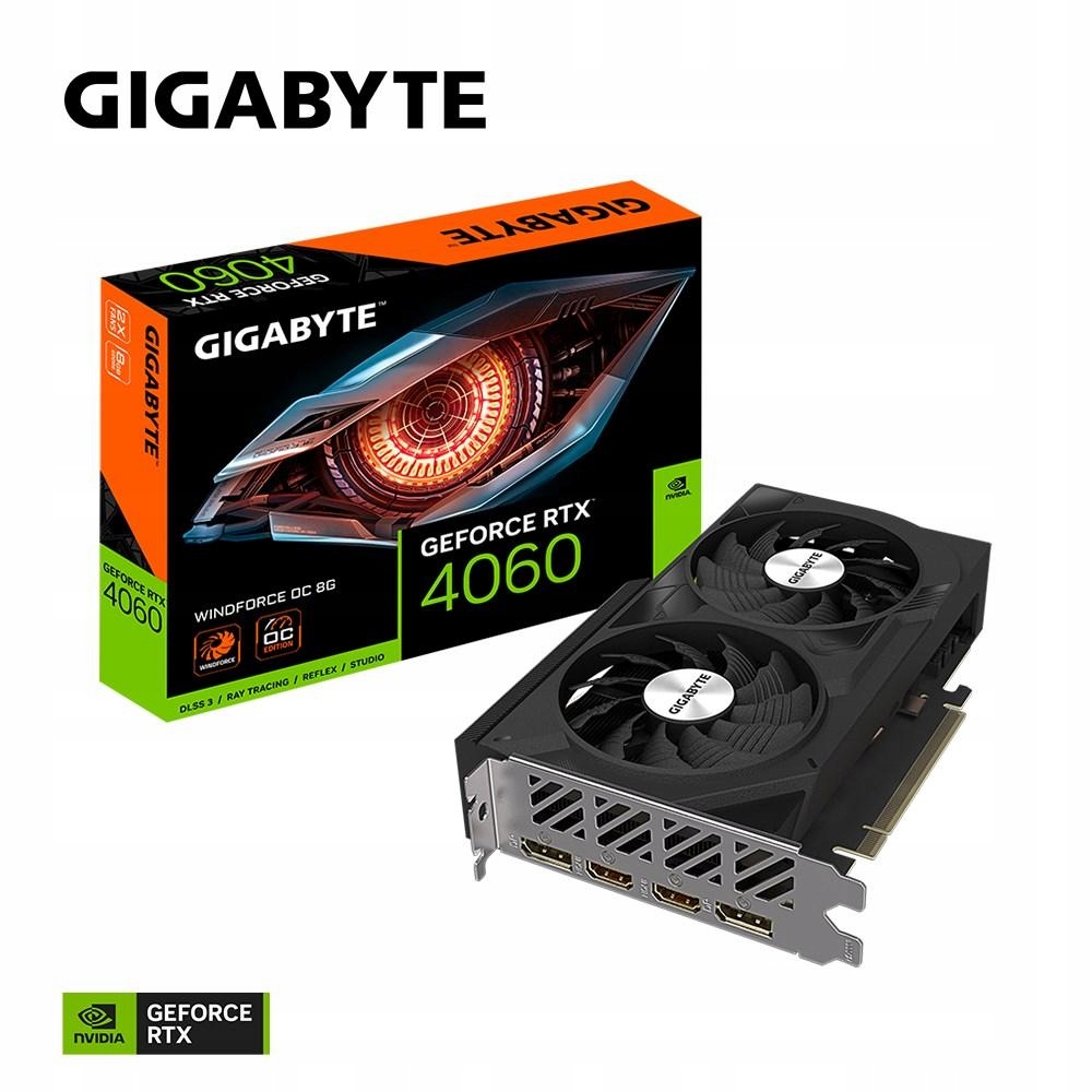 Karta graficzna Gigabyte GeForce Rtx 4060 Windforce Oc 8GB GDDR6