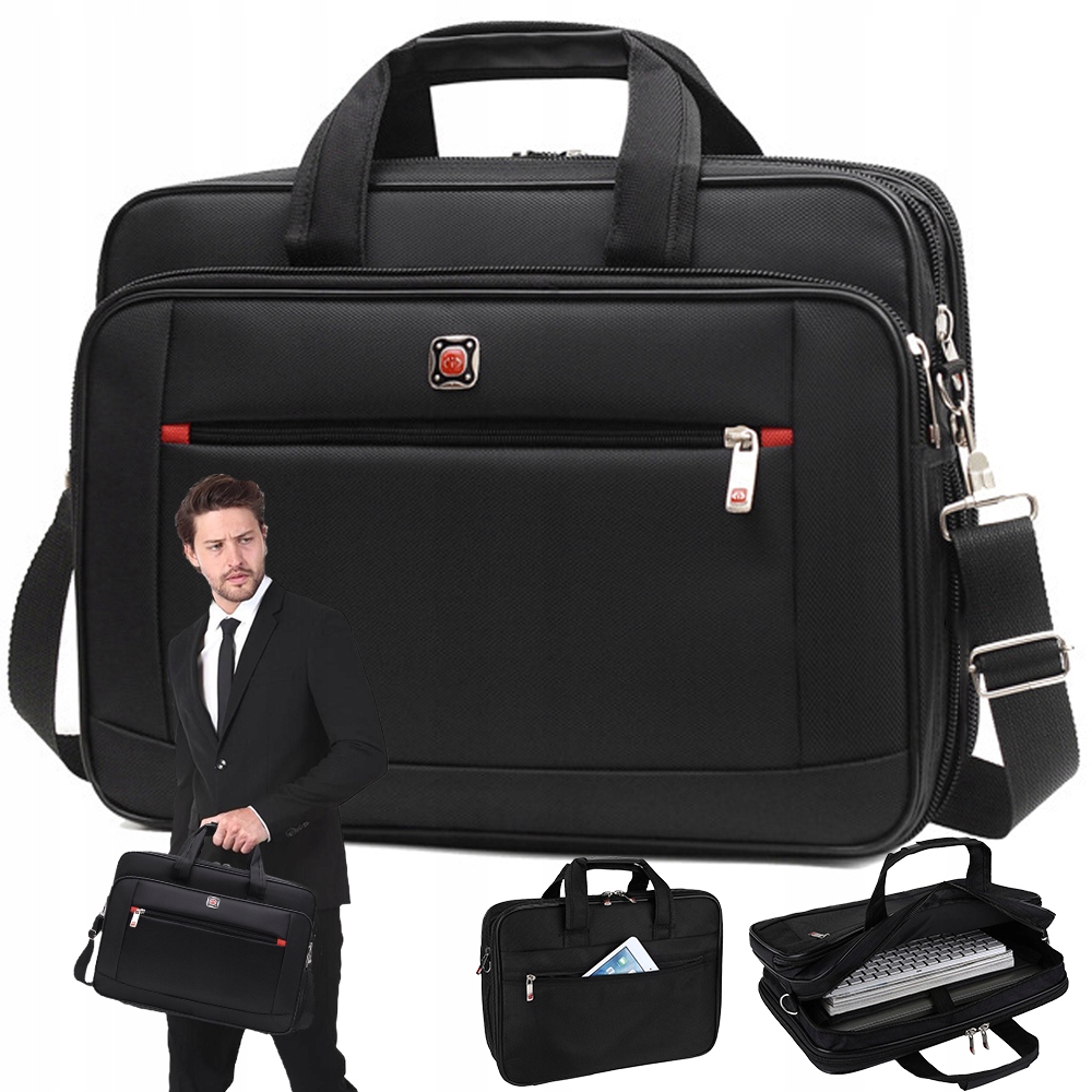 TORBA BIZNESOWA OXFORD Z UCHWYTEM I REGULOWANYM PASKIEM NA RAMIĘ