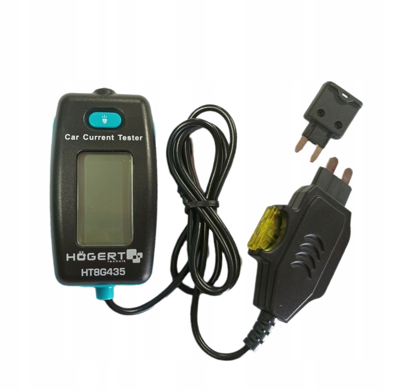 Miernik prądu samochodowy z wtykiem bezpiecznika