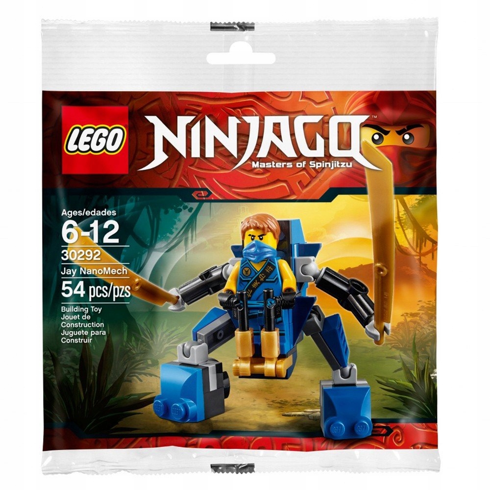 30292 Lego Ninjago Jay NanoMech Ninja polybag Misb