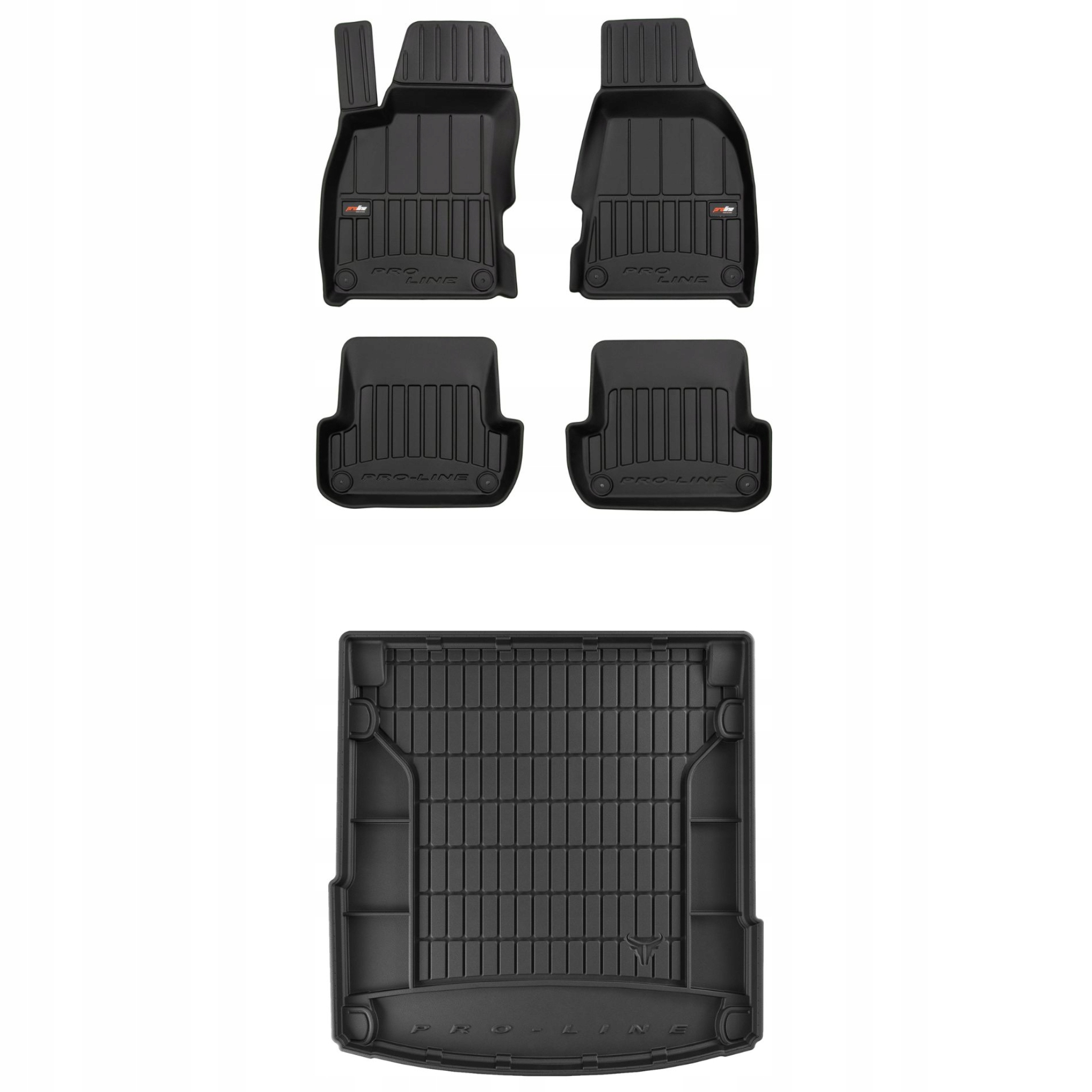 Sada gumových koberců a rohoží pro Audi A4 B7 04-08