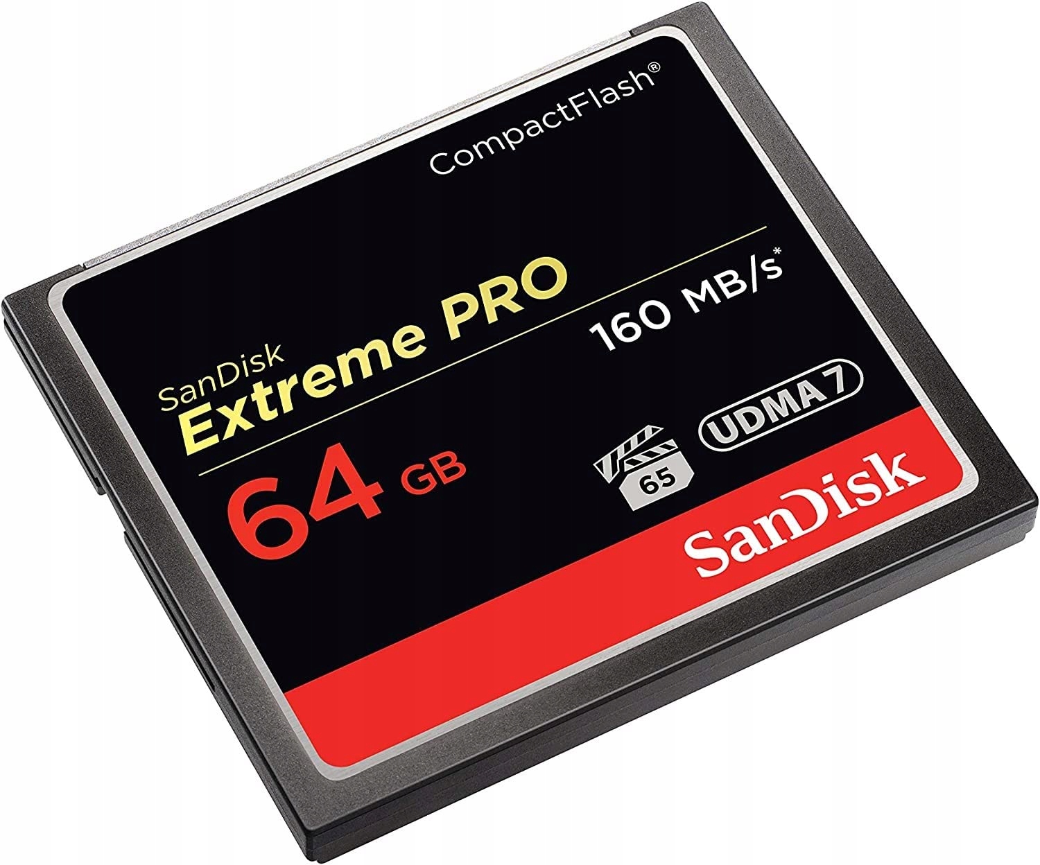 Karta CF SanDisk 64GB Extreme Pro zapis 150MB/s odczyt 160MB/s