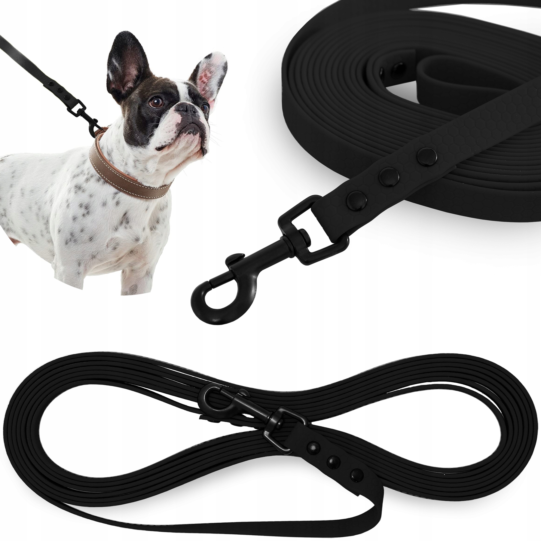 2x Vodítko pro psa Silná Biothane Pvc 10 m