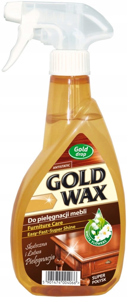 

Gold Wax do Mebli 400ml Atomizer Antistatic