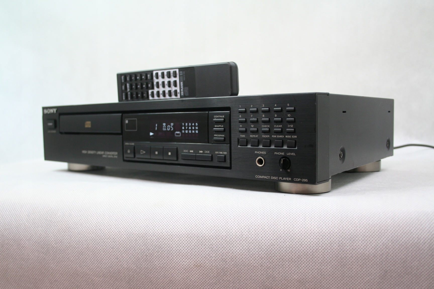 SONY CDP-295 /CXD2552Q ES DAC Hybrid Pulse/ 1990r.