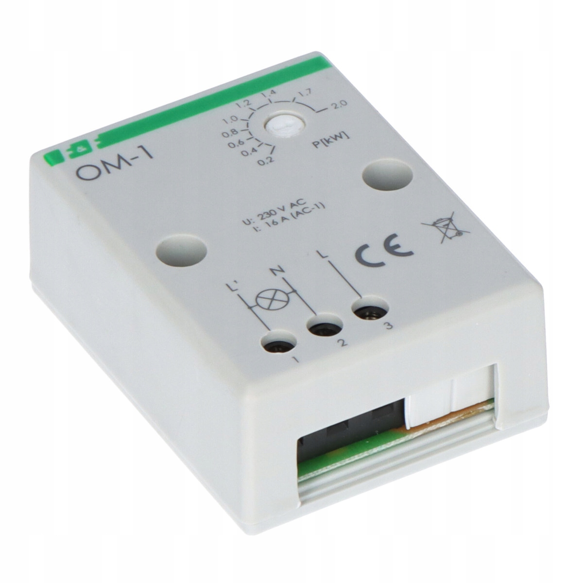 Omezovač příkonu OM-1 regulace zatížení 200-2000VA, I=16A