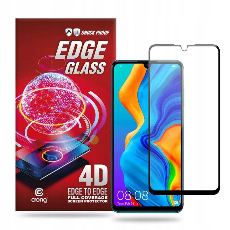 

Crong Edge Glass 4D Full Glue - Szkło hartowane na