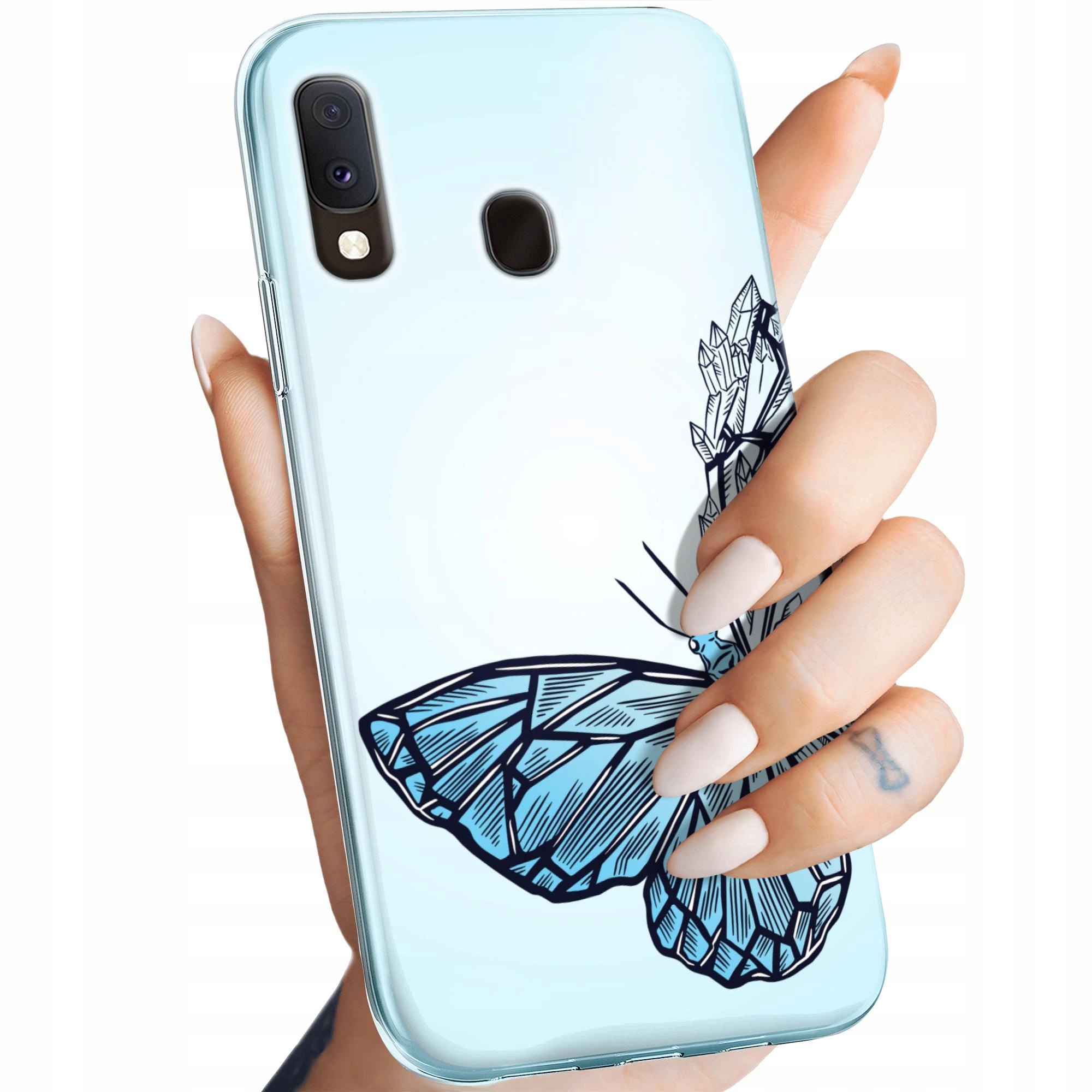 

Etui do Samsung Galaxy A20E Motyle butterfly