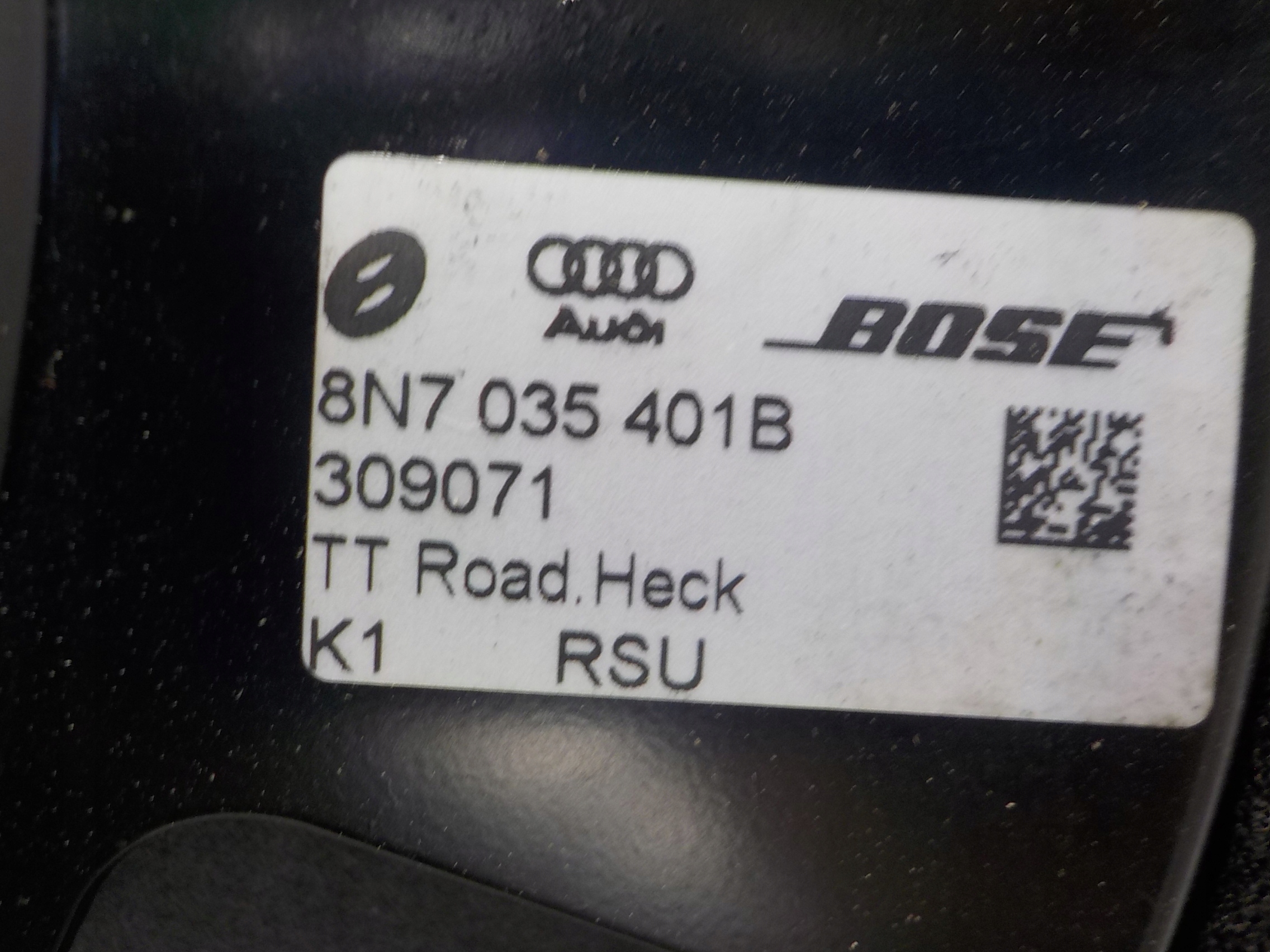 AUDI TT and 8N speaker SUBWOOFER 8N7035401B