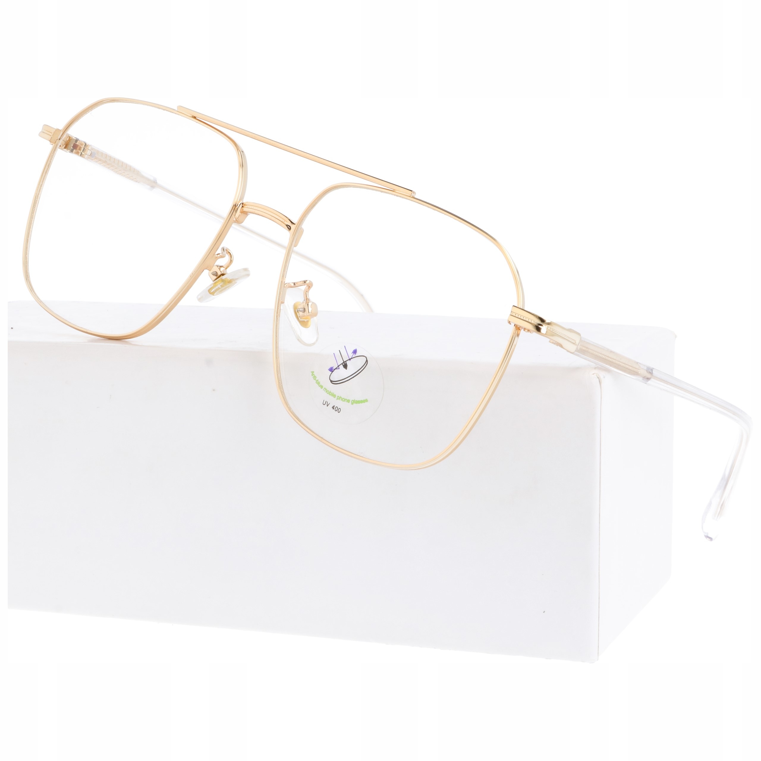 

Okulary Zerówki Męskie Filtr Blue Light komputera
