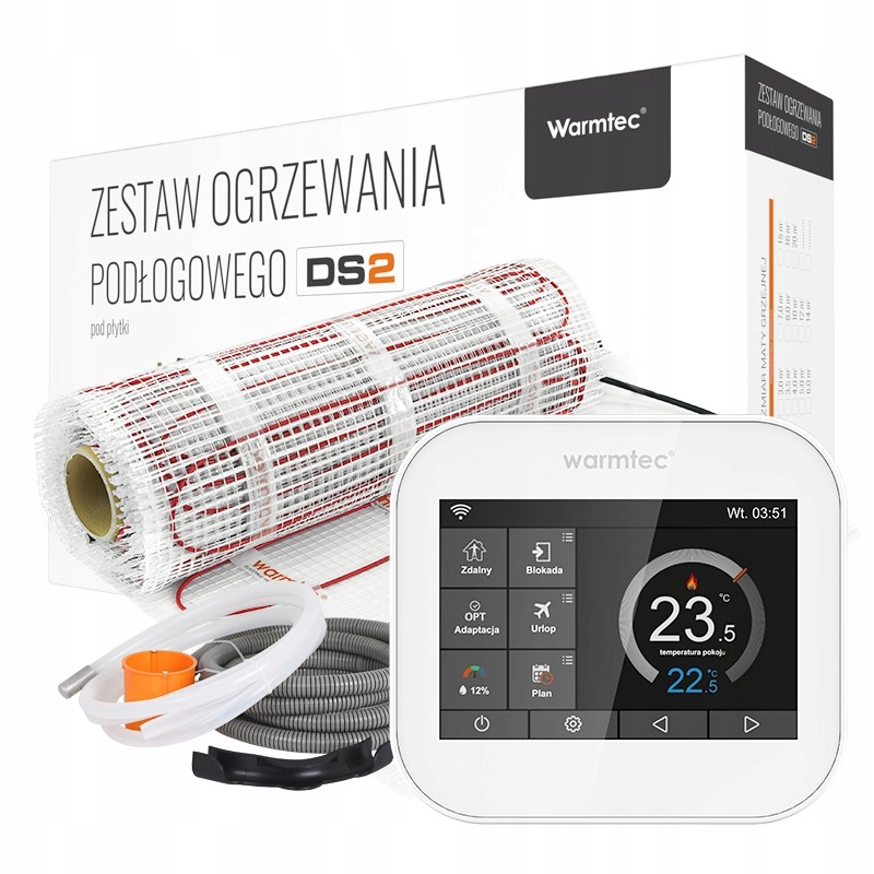 

Mata Grzejna Grzewcza Zestaw dotykowy WiFi 20 m2