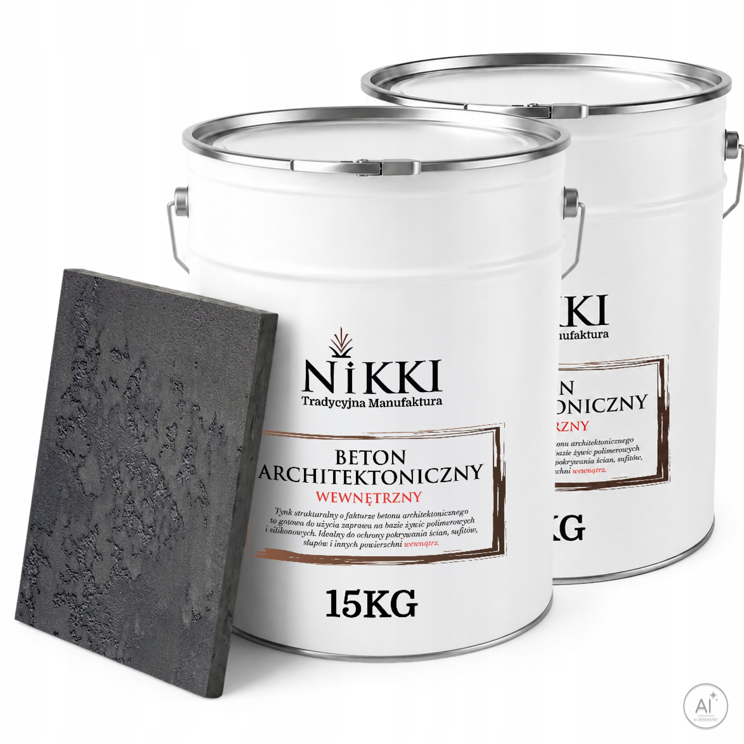 Dekorativní architektonický beton vnitřní 10 m2 2x15 kg Antracit F267