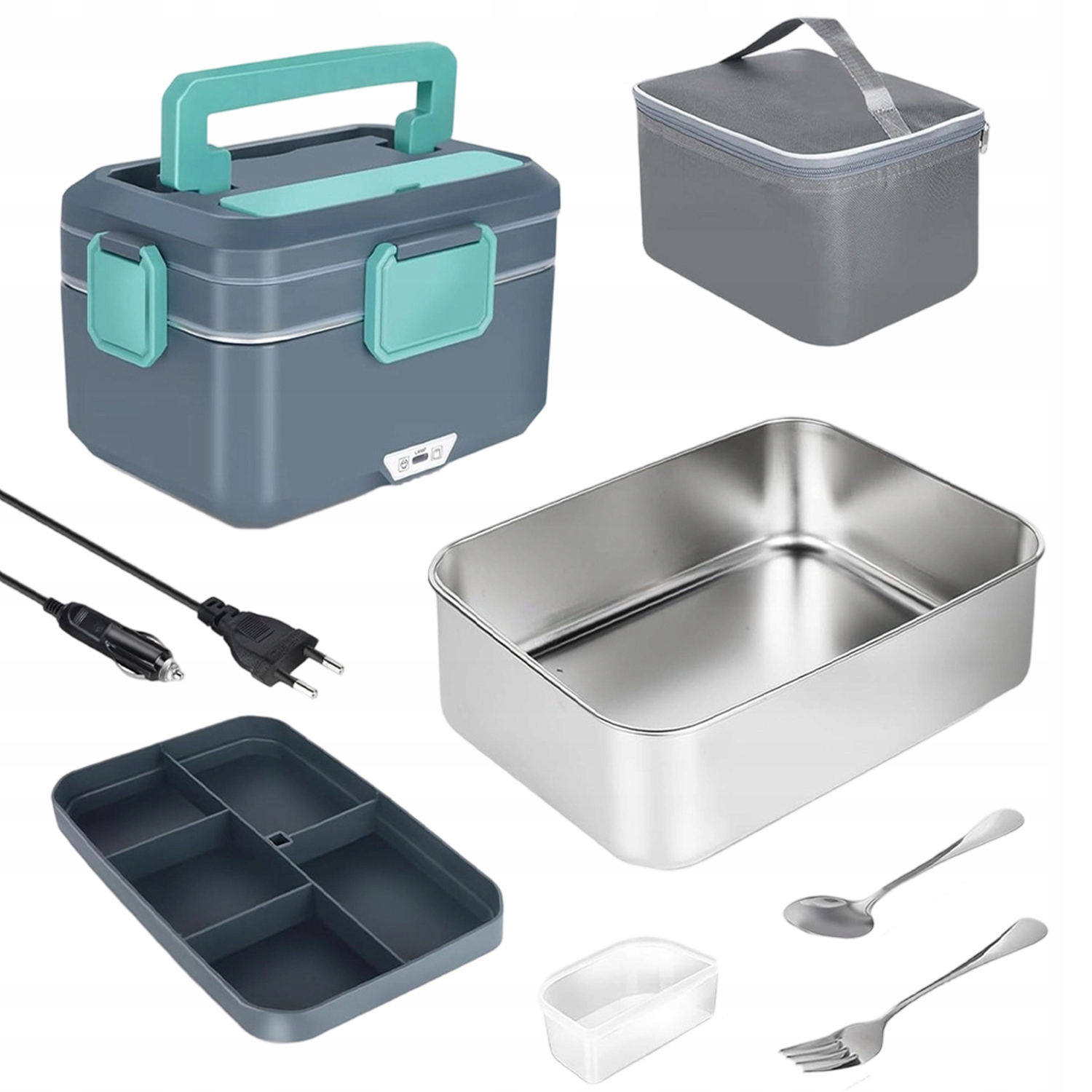 Vyhřívaný Krabička 3.5 L Elektrický Ohřívač Obědů 90 W