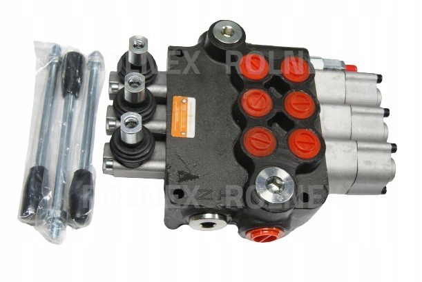 Hydraulický 3-SEKČNÍ rozdělovač 3xpružina s plaváním 03P80L12L12L12L12GK