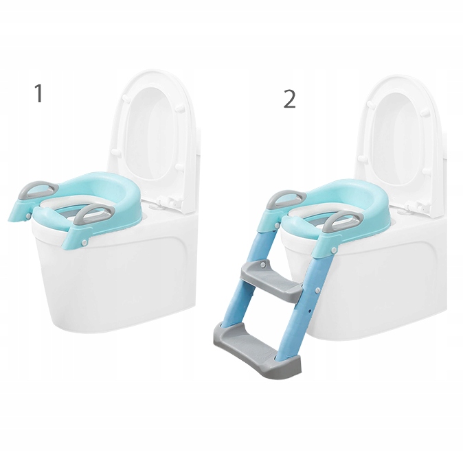 NAKŁADKA NA SEDES WC Z DRABINKĄ DZIECIĘCA SIEDZISKO ANTYPOŚLIZGOWE PODNÓŻEK Kolor wielokolorowy