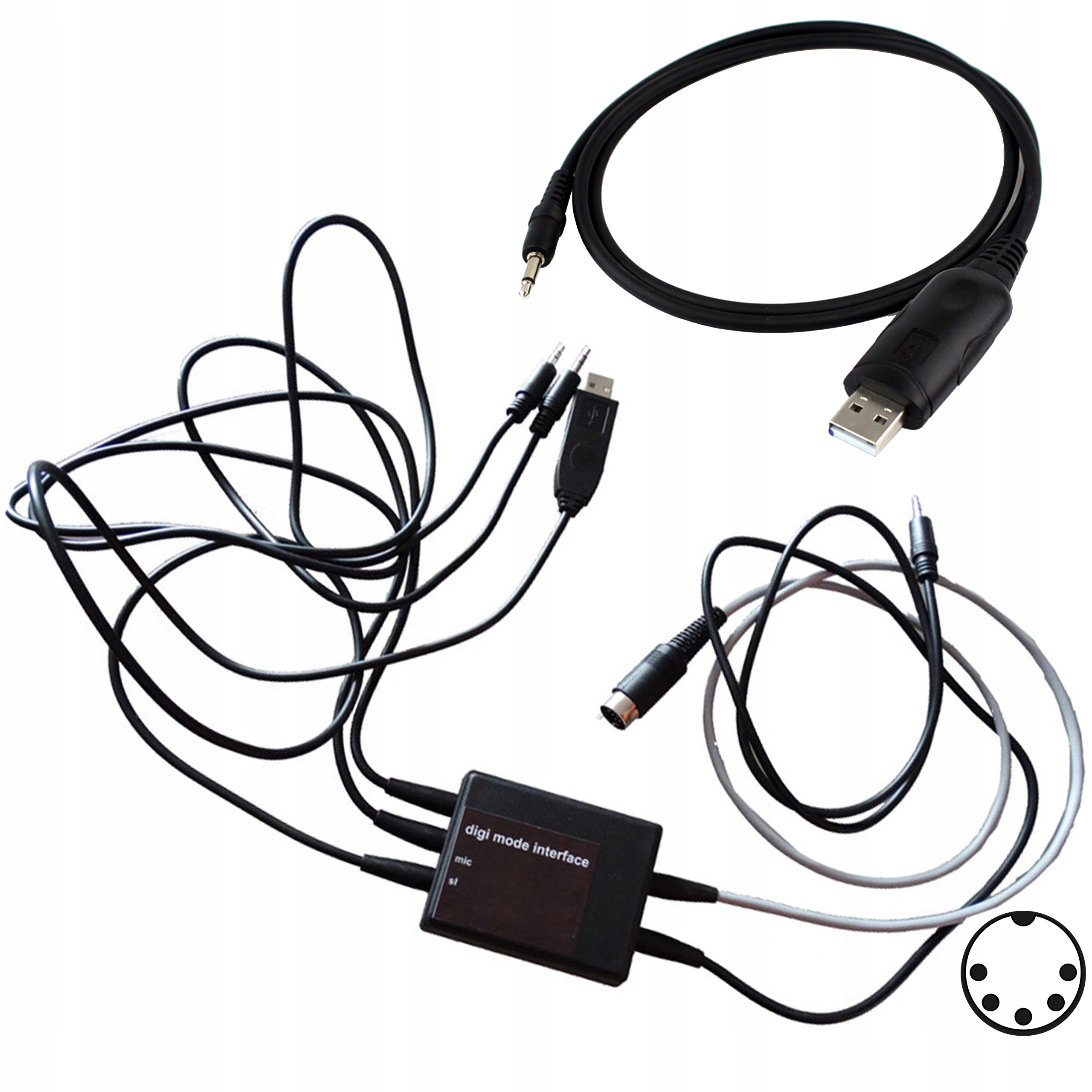 ICOM IC-735, IC-746, IC-746PRO kompletne digi (interfejs audio + CAT)