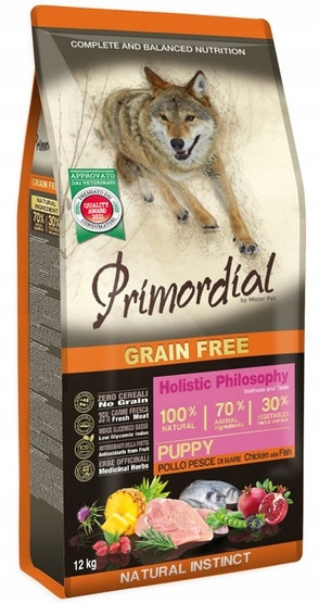 Levně Primordial Dog Grain Free Puppy Chicken & Sea Fish 12 kg