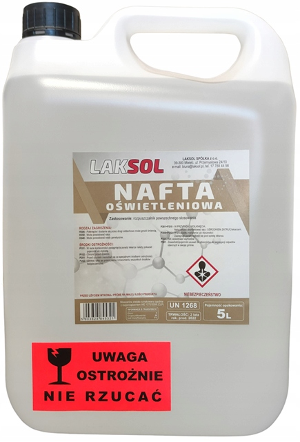 

Nafta Do Piecyków Oświetleniowa Uniwersalna 5L