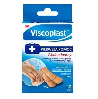 

Viscoplast Plastry Zestaw wodoodporny 12 sztuk