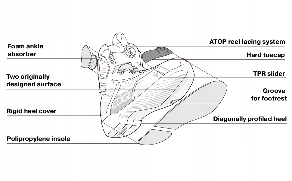 BUTY SHIMA EDGE VENTED BLACK MEN 47 Producent Shima