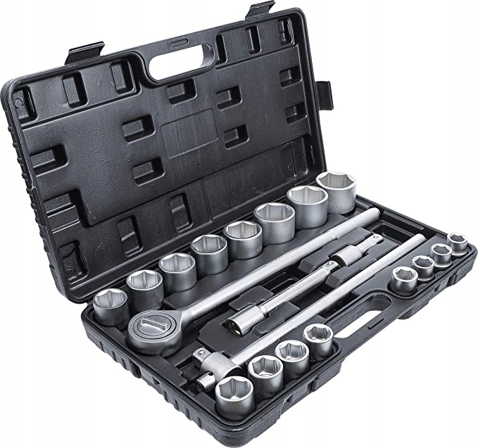 Uzgriežņu atslēgu komplekts 3/4" 19-50 mm 20gab Atslēgas tipa ligzda