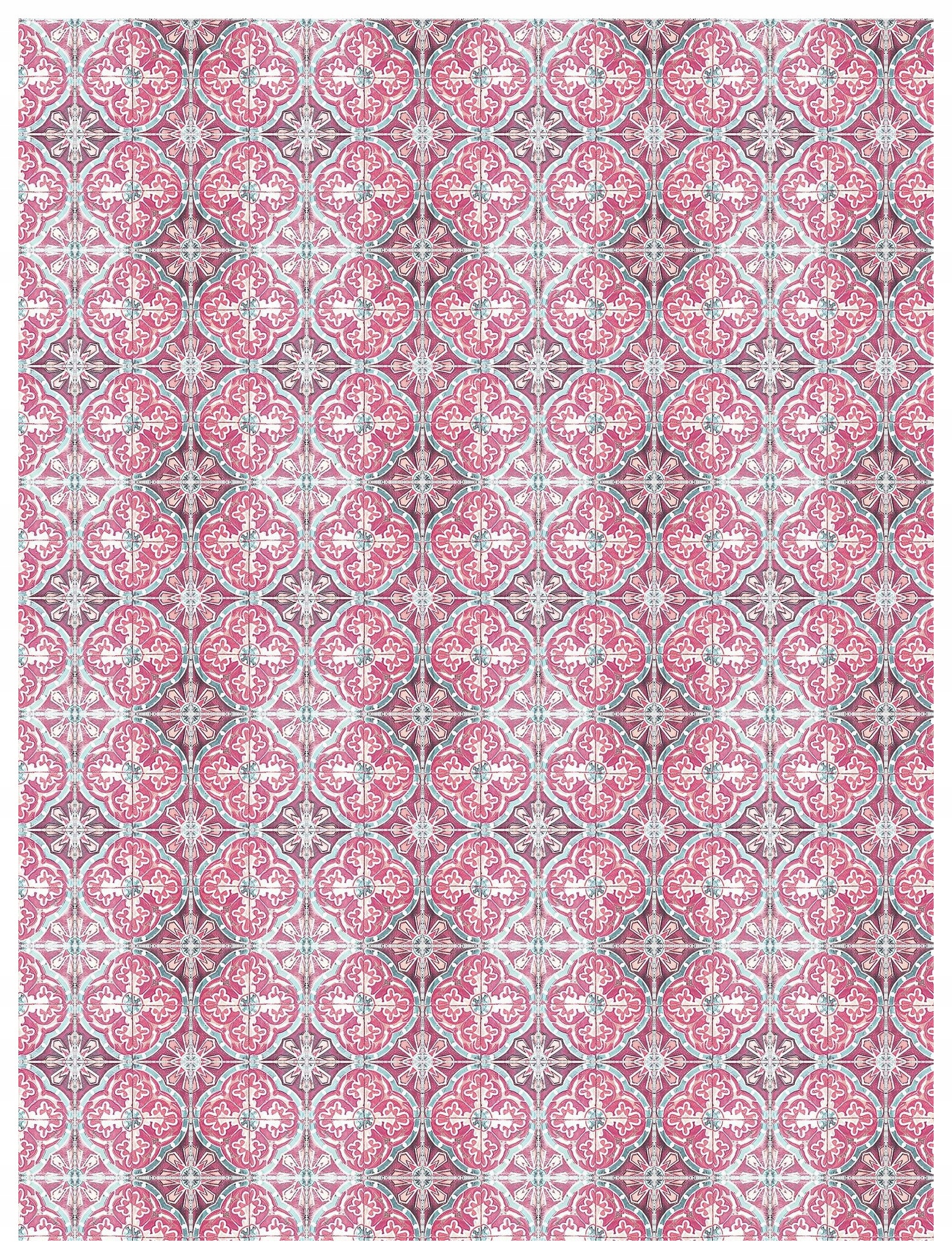 Fototapeta Geometrické vinylové květiny vzory na zeď 184x254 lepidlo