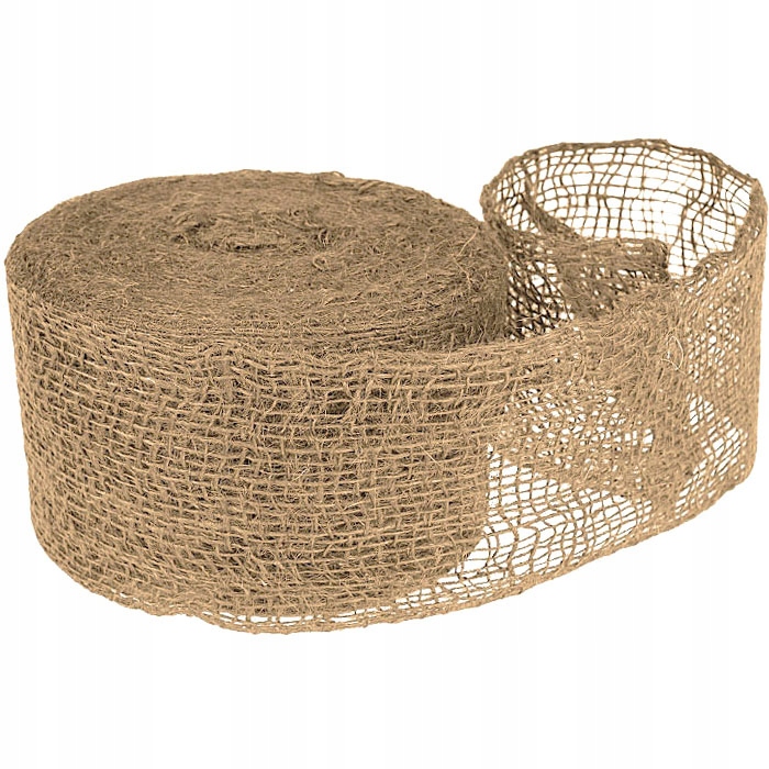 

Taśma Jutowa 10cm Naturalna Juta Dekoracyjna 25m