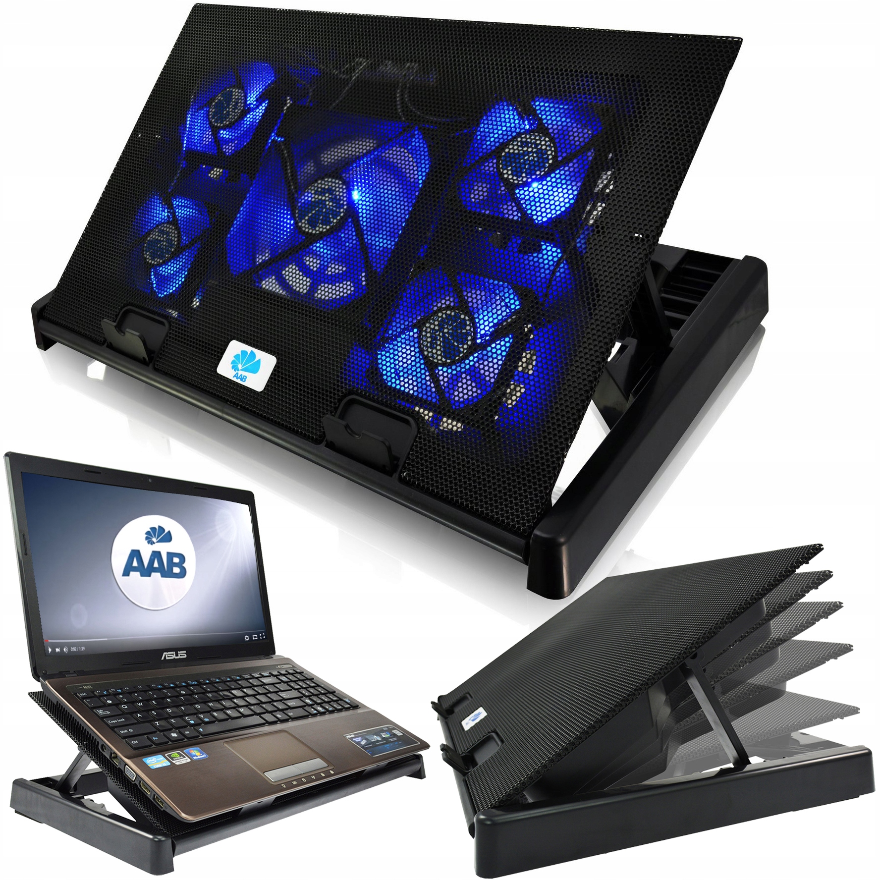 

Podstawka Podkładka Chłodząca Pod Laptop 15,4-19