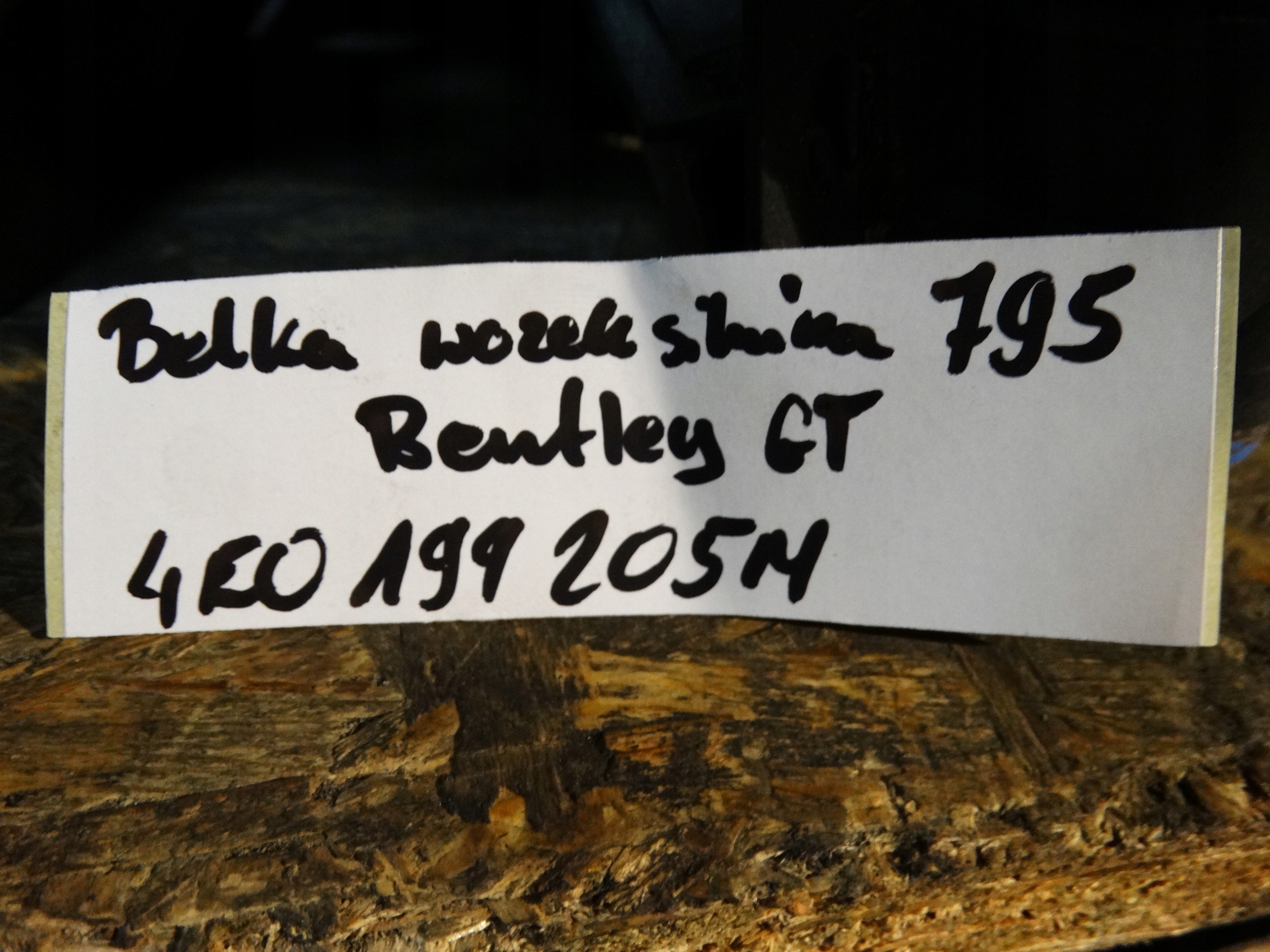 sider subframe of the engine BENTLEY GT GTC 1
