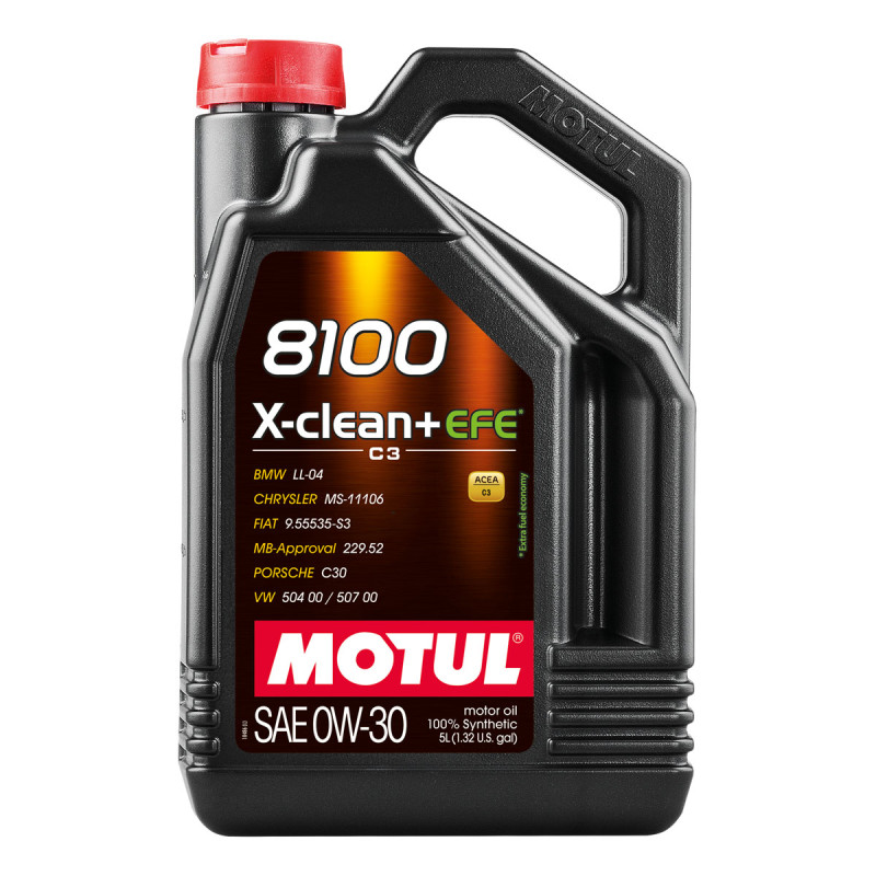 Olej Motul 8100 X-clean+ Efe 0W30 C3 5L