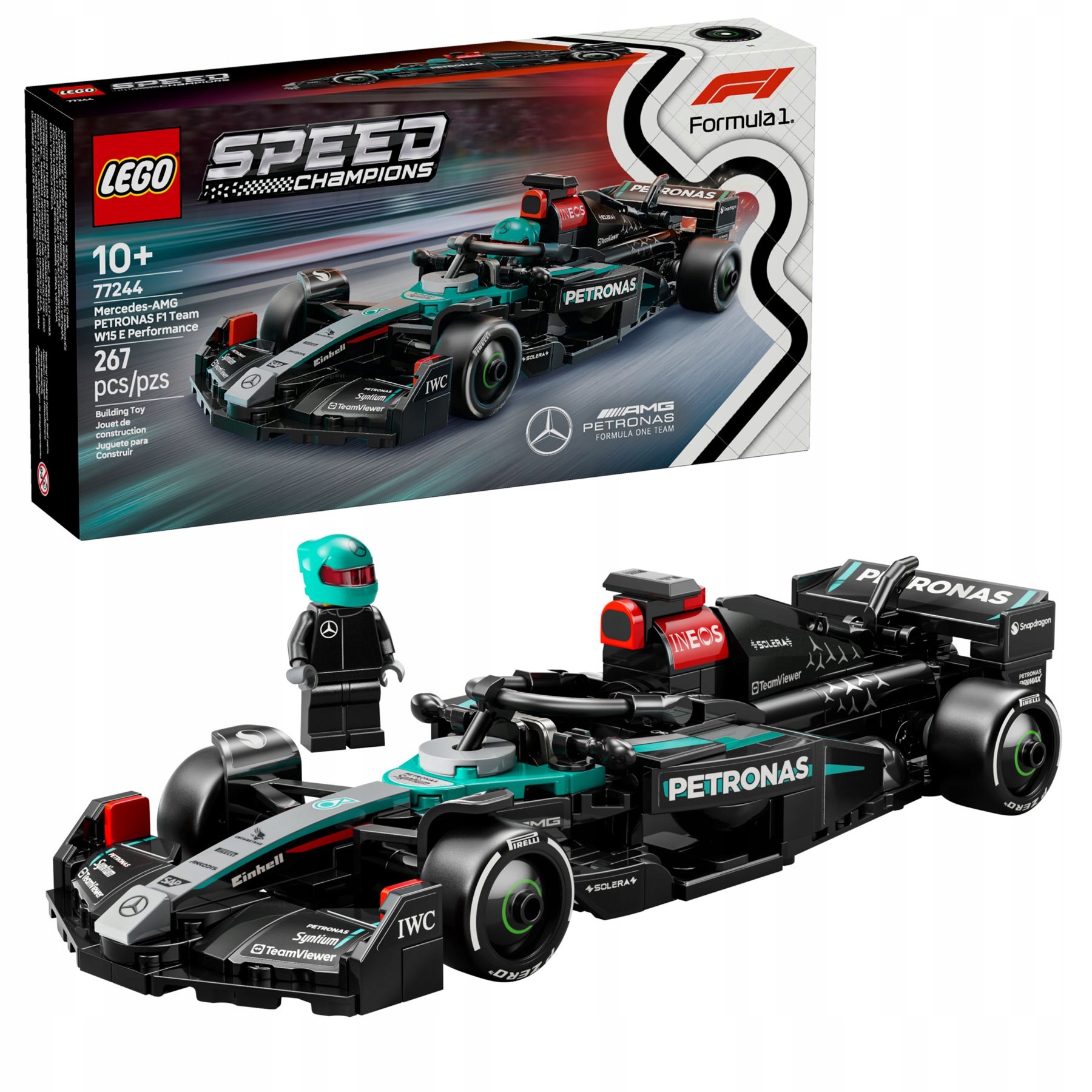 Lego Speed Champions 77244 Formule F1 Mercedes Amg