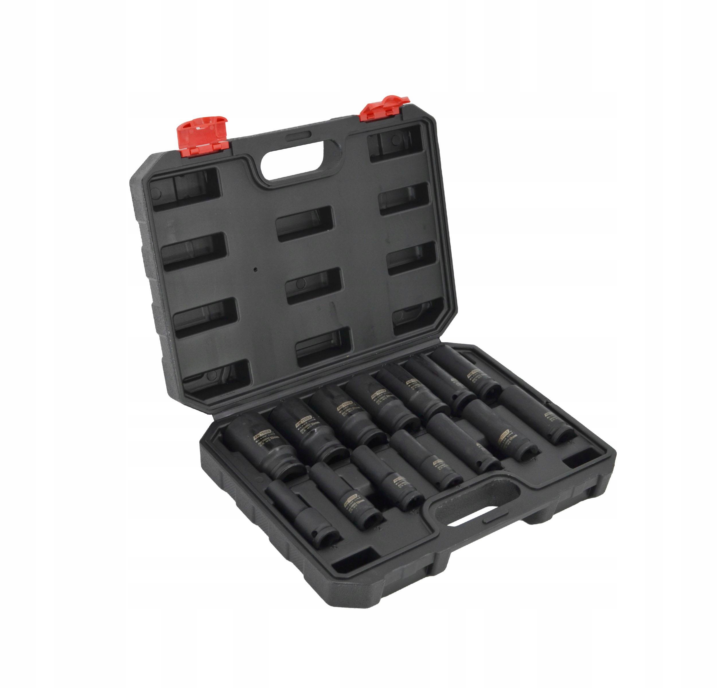 AWTOOLS ZESTAW NASADEK UDAROWYCH 1/2" 14cz. BLACK LINE AW38691BL Marka Awtools
