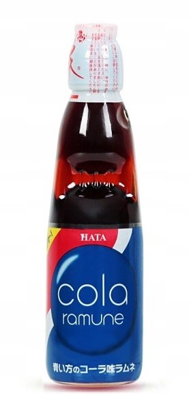 

Japońska oranżada Ramune Cola Hata 200 ml