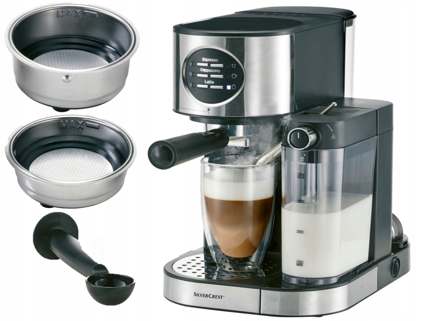 EKSPRES DO KAWY SilverCrest 1470W CIŚNIENIOWY 15ba