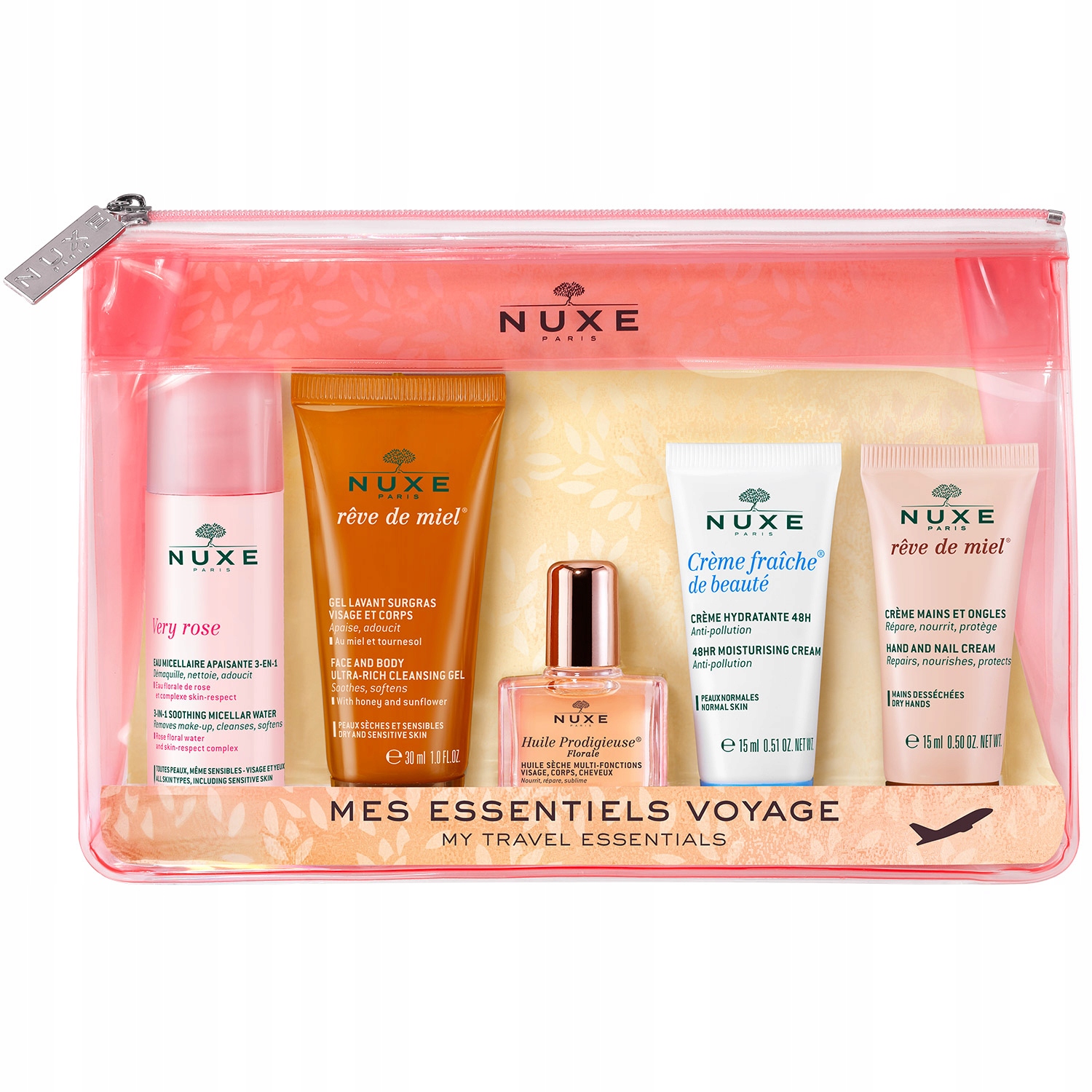 

Nuxe Travel Kit Kosmetyczka Podróż 2020 Kosmetyki