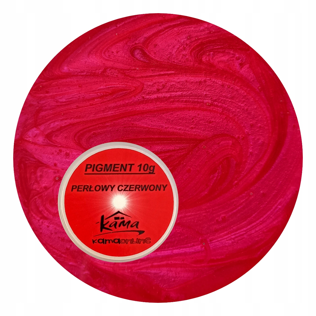

Barwnik Pigment Perłowy do żywic Czerwony 10 gram