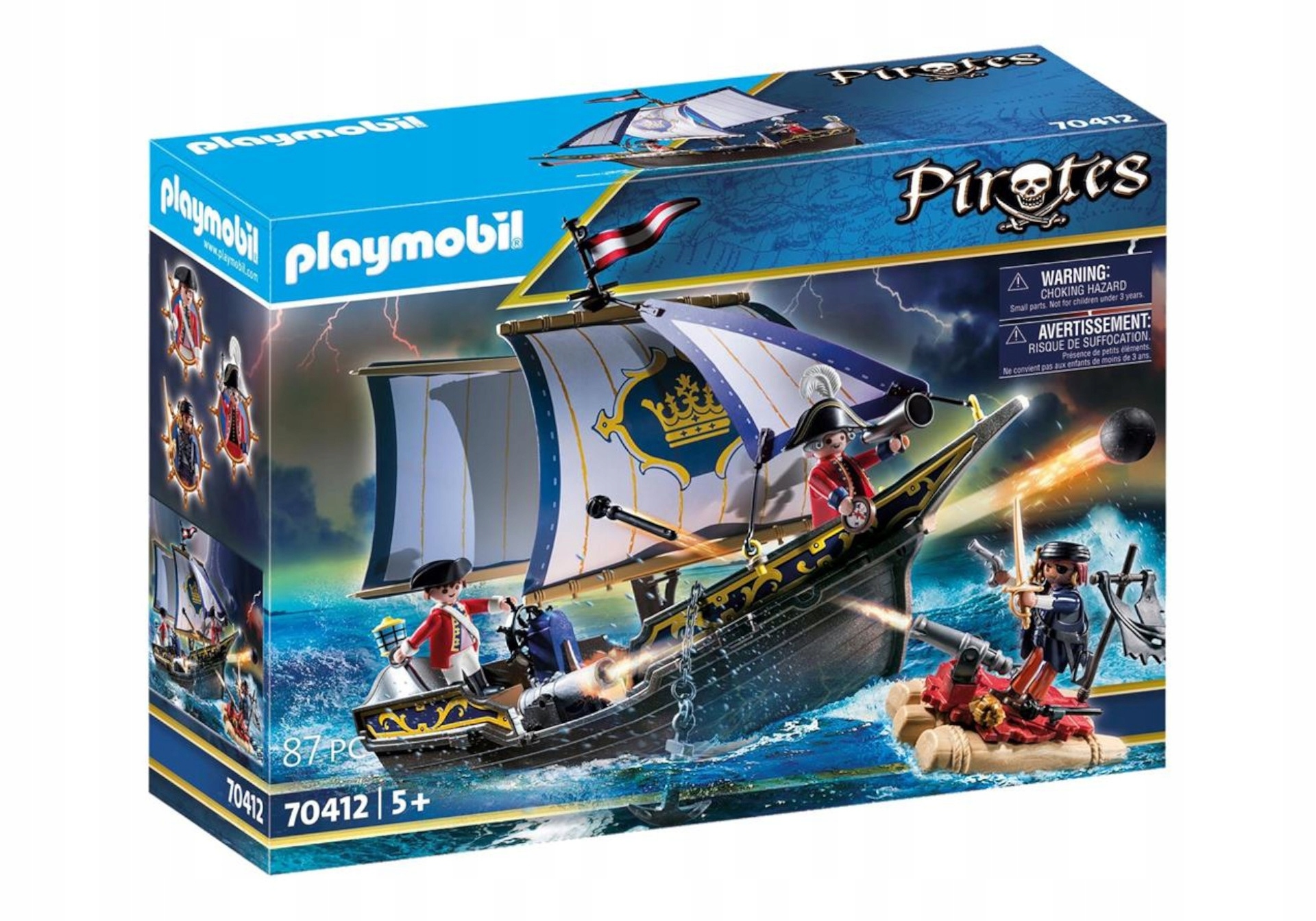 Playmobil Pirates 70412 Statek Rotrock