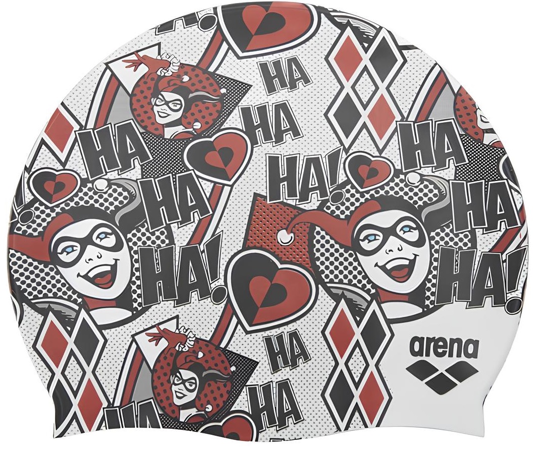 CU91 Arena Czepek Silikonowy Na Basen Dla Dzieci Marvel Harley Quinn 5-10l