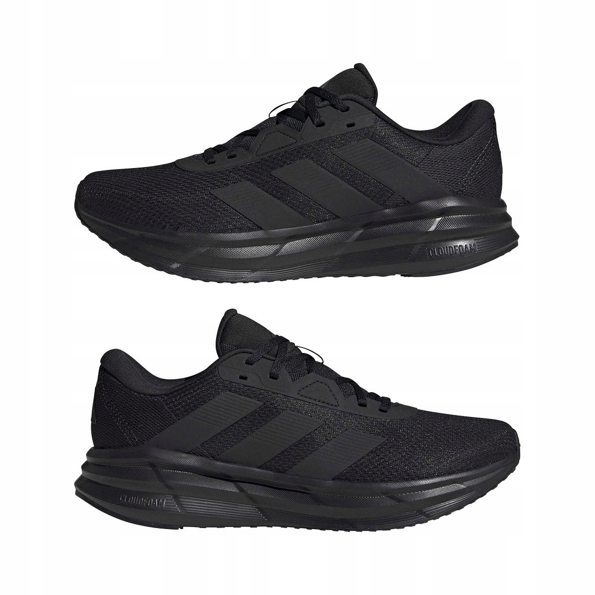 Pánské černé síťované boty adidas s mezipodešví Cloudfoam, velikost velikost