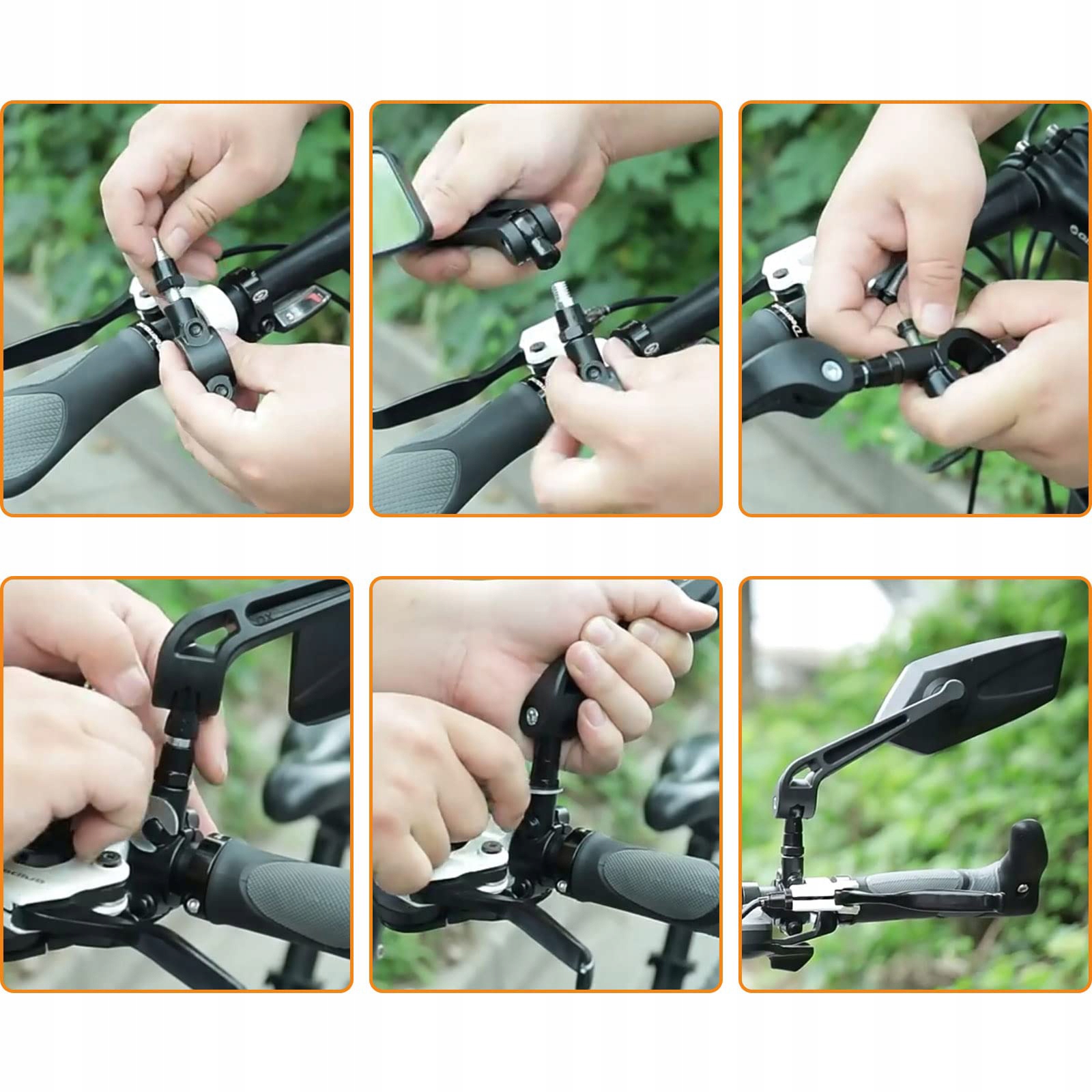 WYSOKIEJ ROZDZIELCZOŚCI LUSTERKO WSTECZNE ROWEROWE Kod producenta lusterka wsteczne do roweru