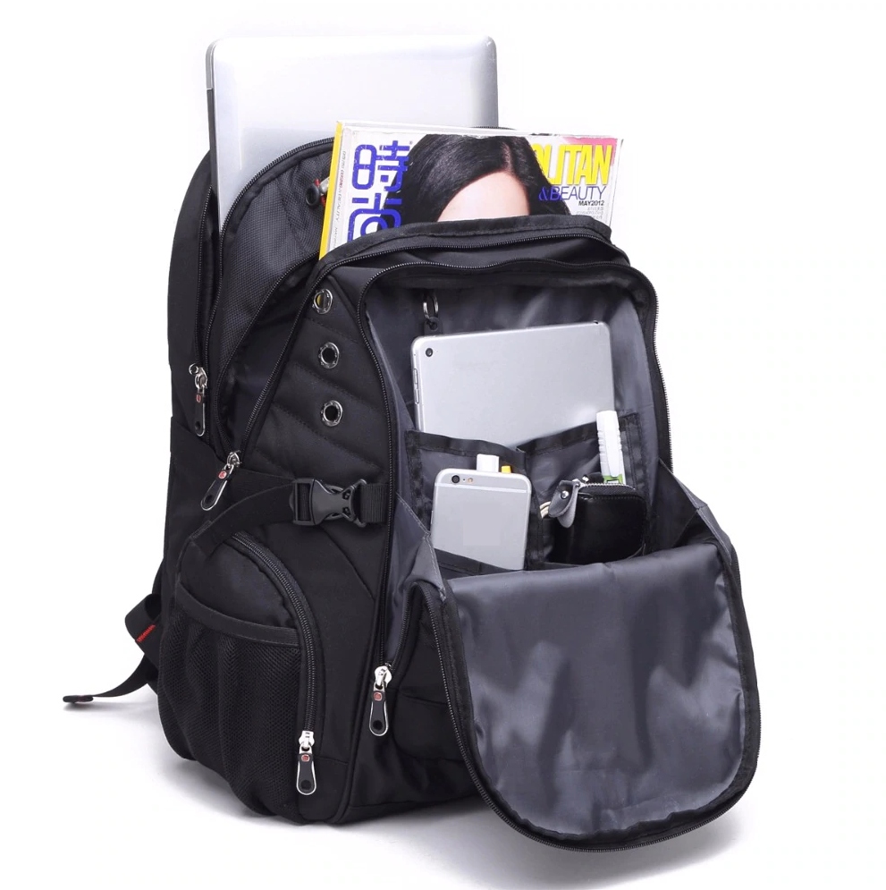 Plecak na laptopa 17,3 bardzo pojemny 38l USB cza Marka Inna