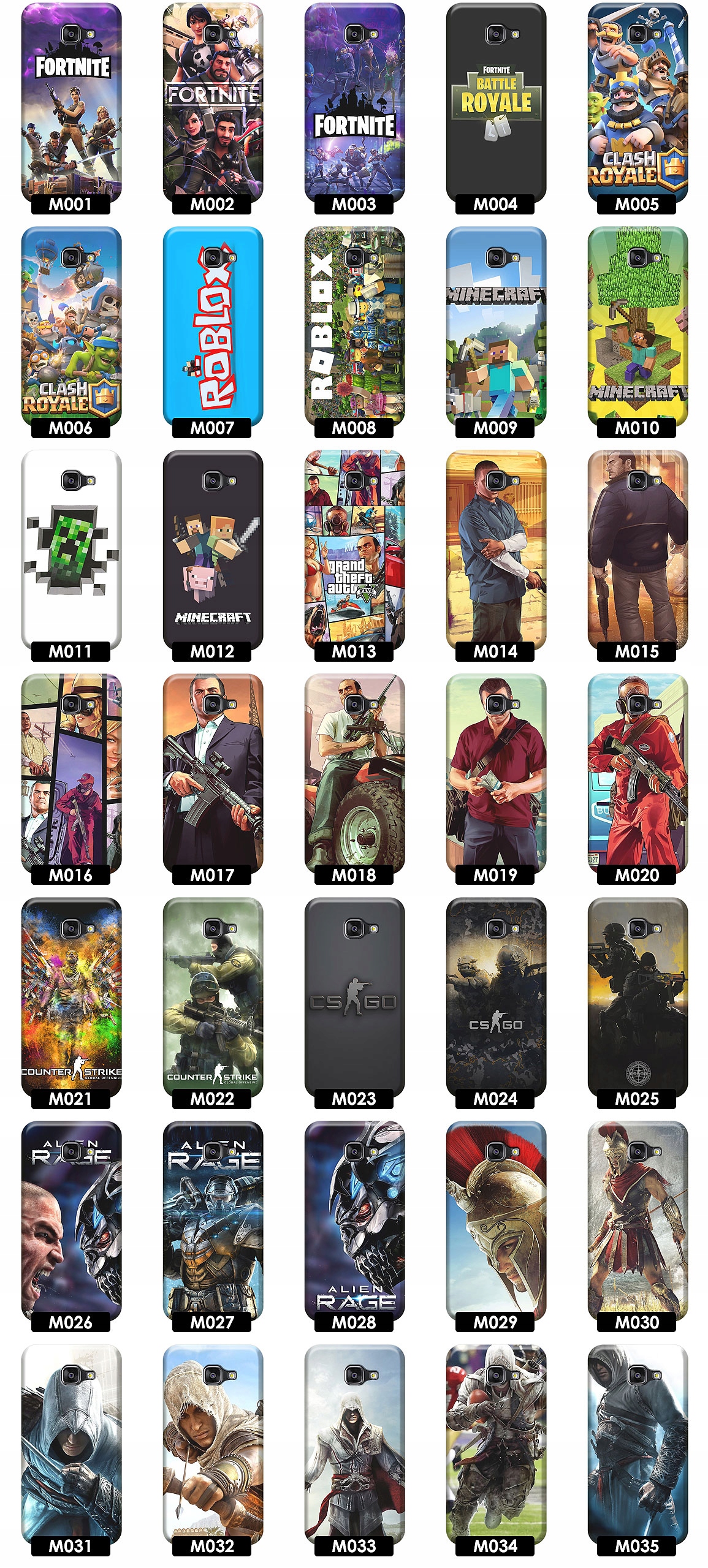 ETUI CASE DO SAMSUNG GALAXY A5 2016 WZORY Kod producenta Case Silikon Among Us The Last of Us