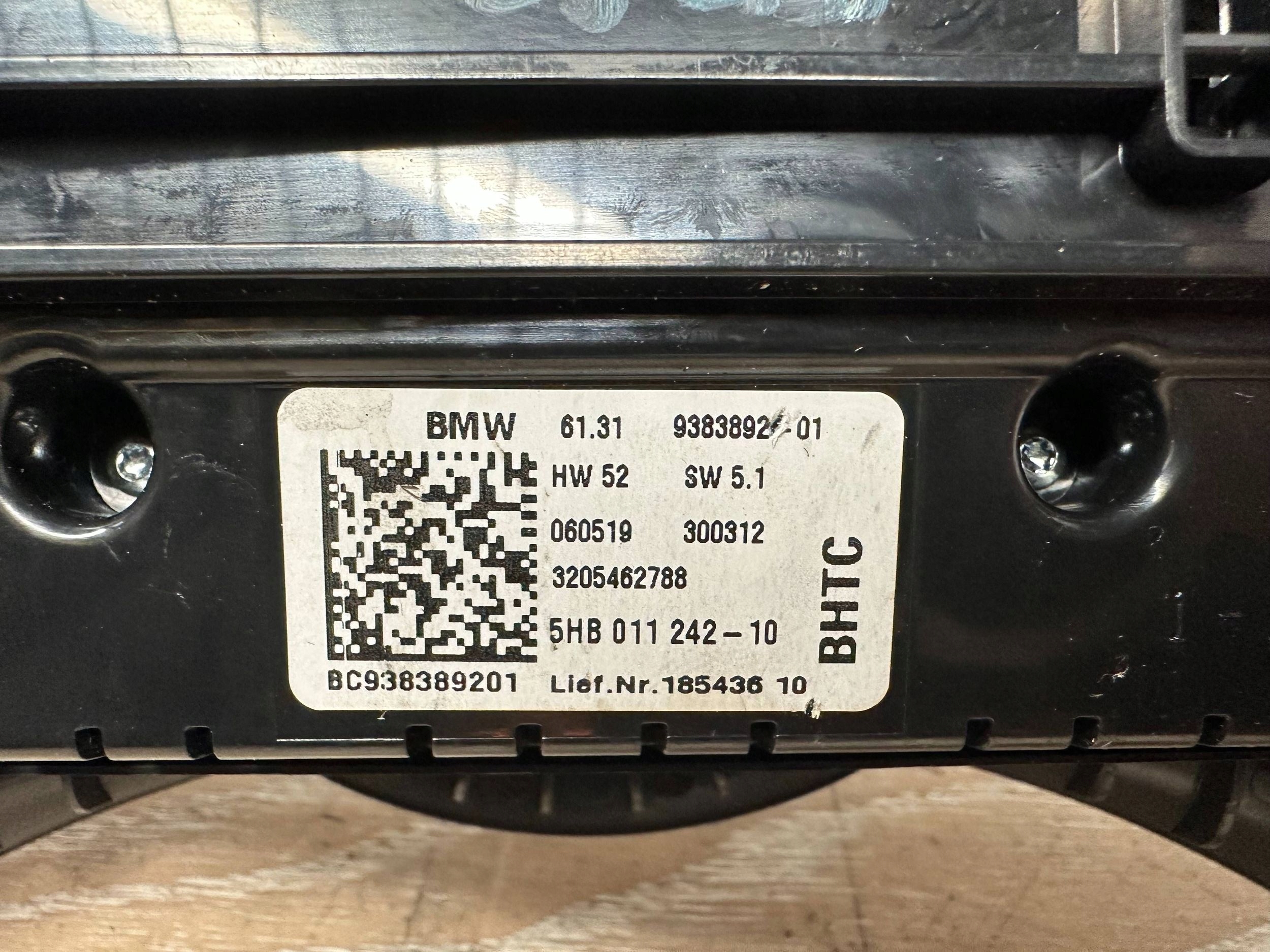 commande de climatisation avant Mini One - Cooper F56 F55 9383892