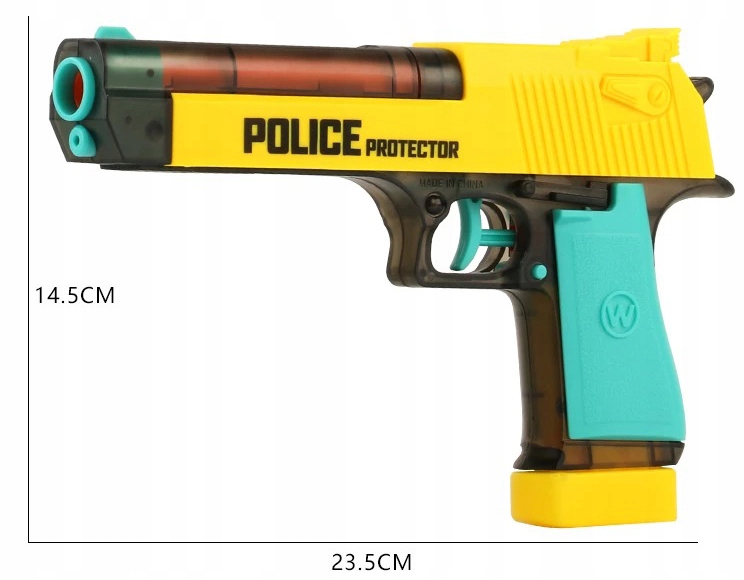 PISTOLET NA STRZAŁKI PIANKOWE I WODĘ WYRZUTNIA 2W1 + DODATKI 12 STRZAŁEK Bohater Inny