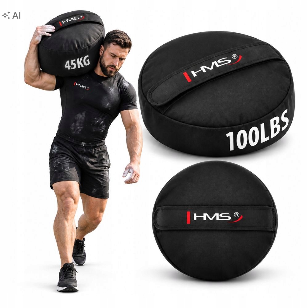 Sandbag Worek Treningowy Strongman Do Samodzielnego Wypełnienia 45 kg Hms
