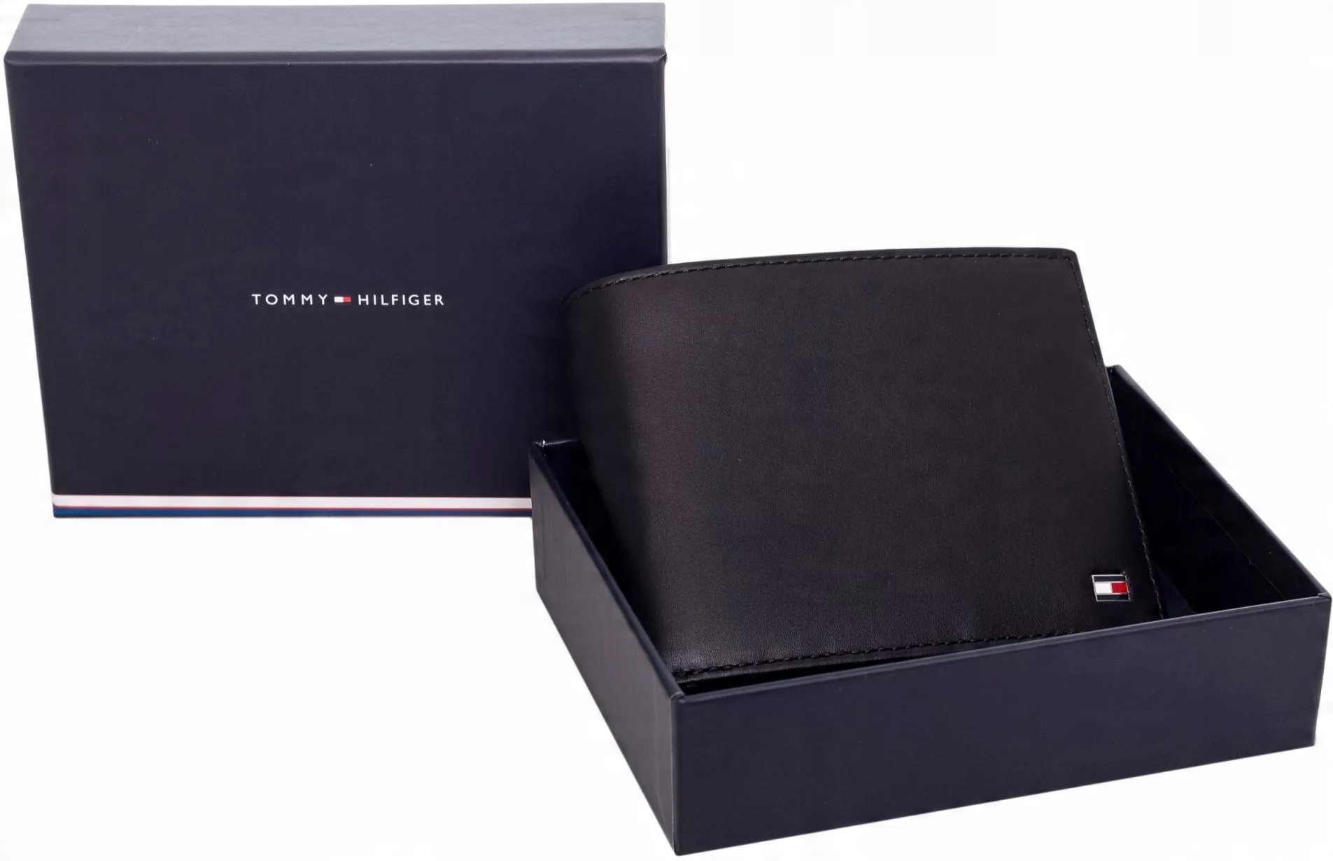 

Tommy Hilfiger Portfel Eton Męski Czarny Bilon